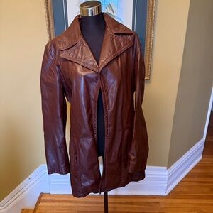 70’s Brown Leather Jacket